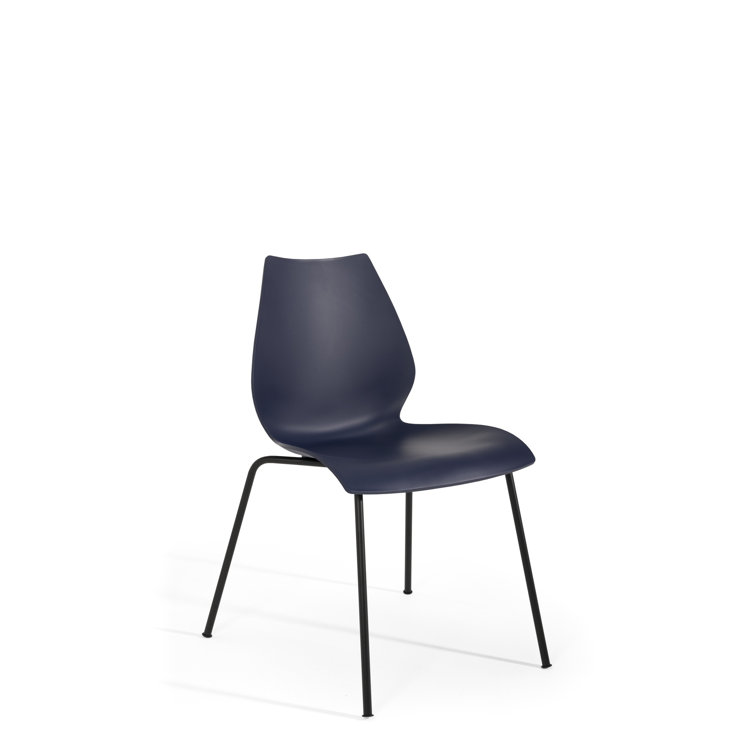 Pale Blue Maui Stacking Metal Chair Set by Vico Magistretti