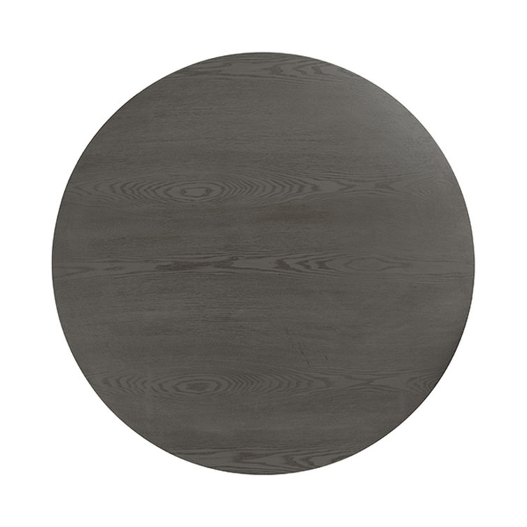 Oslo 42" Smoke Grey Oak Round Coffee Table