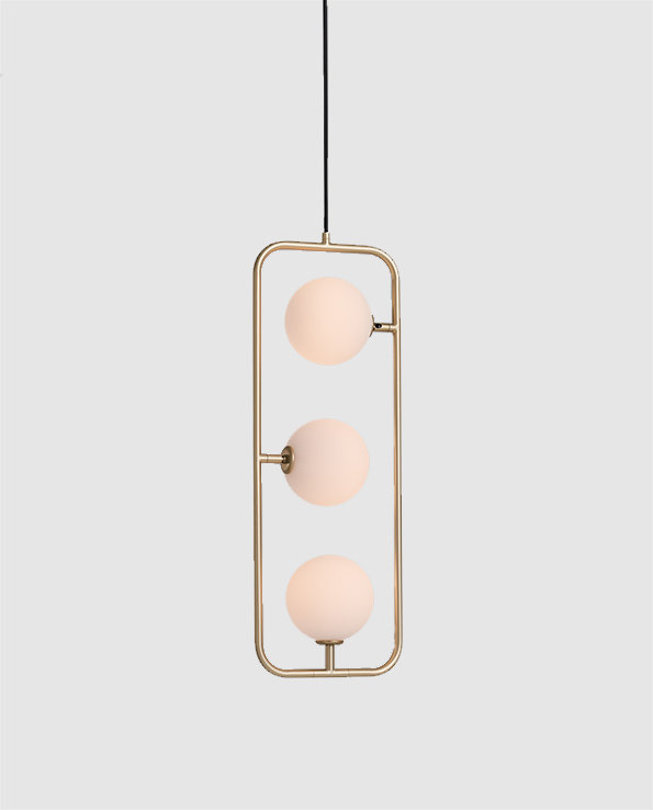 Sircle Moonlight 26.9'' Champagne Gold LED Pendant Light