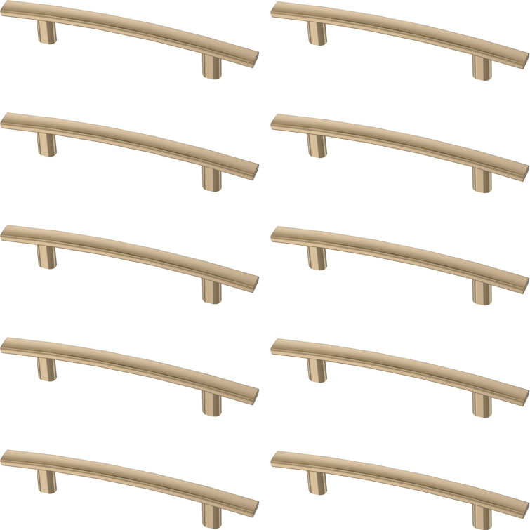 Champagne Bronze 3.75" Bar Cabinet Pulls with Mounting Hardware