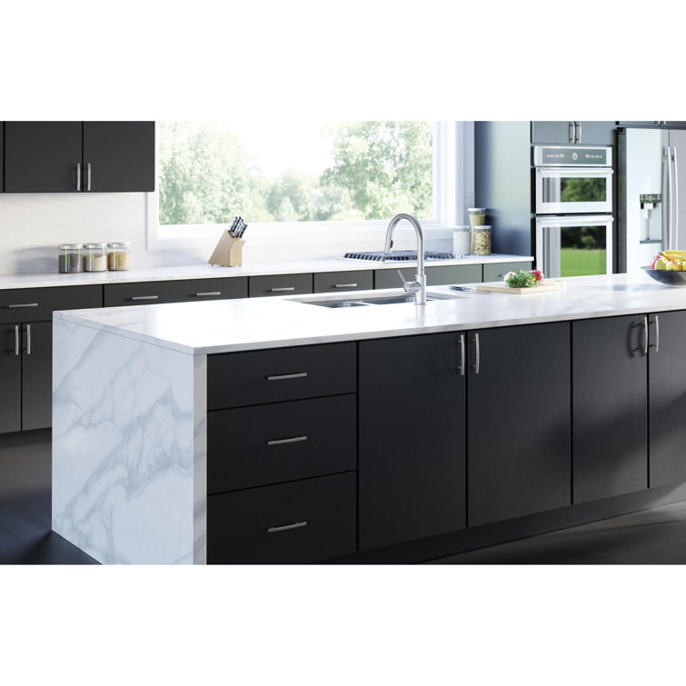 Satin Nickel Half Round Spoon Foot Cabinet Pull