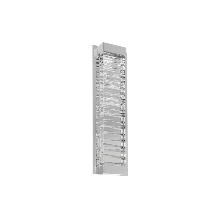 Echelon 24" Polished Nickel LED Dimmable Wall Sconce