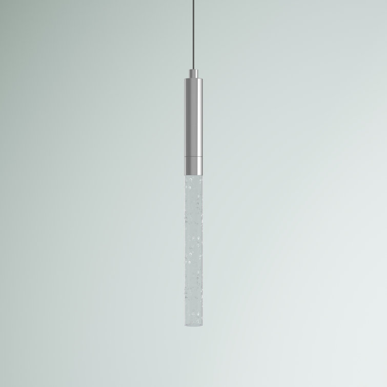 Ruelle Chrome Crystal LED Pendant Light