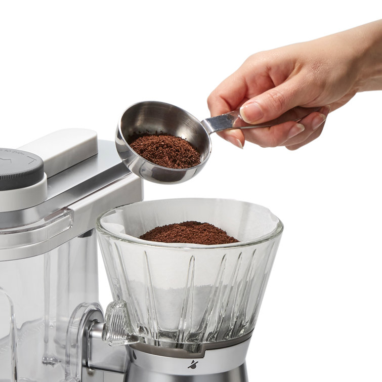 White 8-Cup Automatic and Manual Pour-Over Coffee Maker