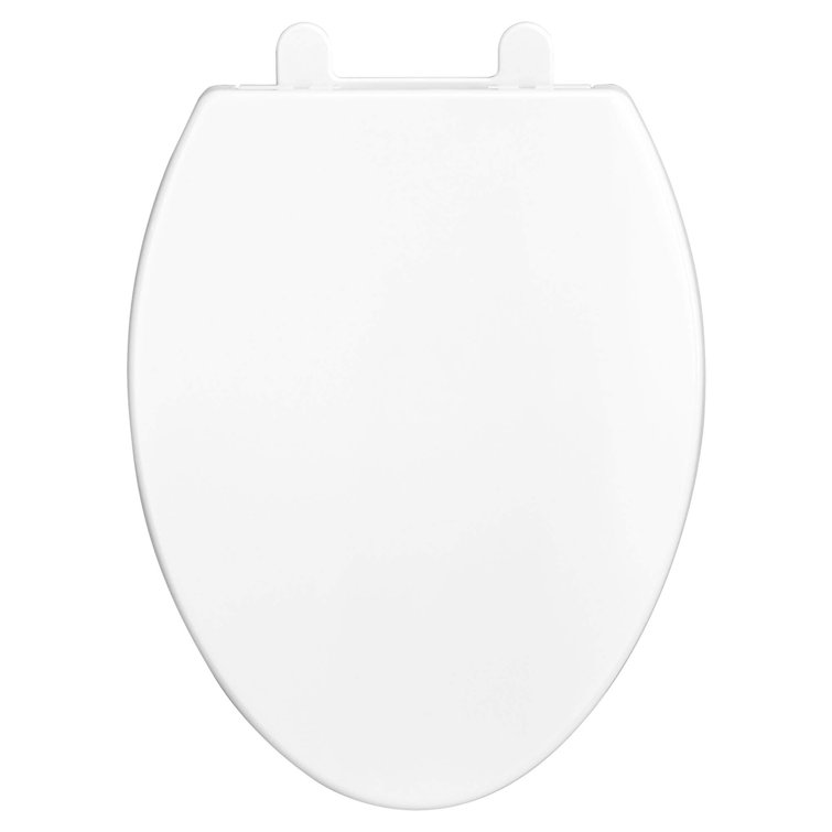 White Elongated Closed-Front Slow Close Toilet Seat