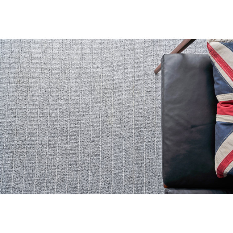 Nova Handmade Flatweave Ivory and Gray Rectangular Area Rug