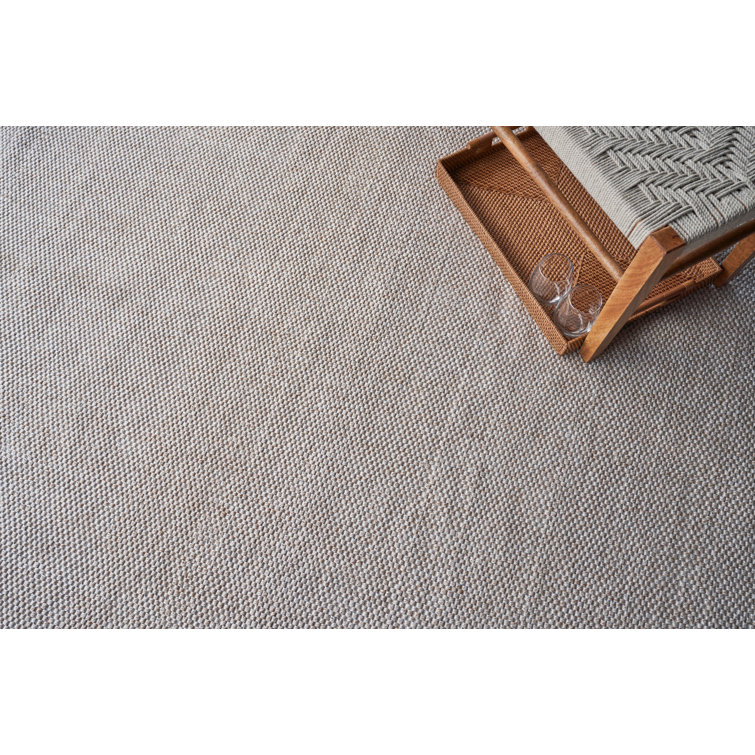 Beige Synthetic Handmade Flat Woven Rectangular Area Rug 10' x 14'