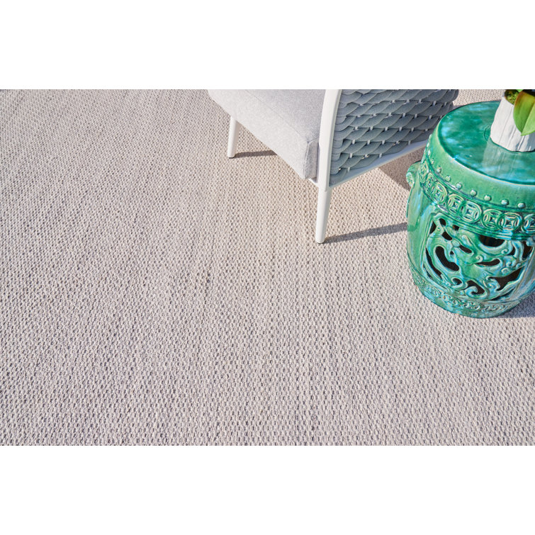Gamma Silver Geometric Flatweave 9' x 12' Area Rug