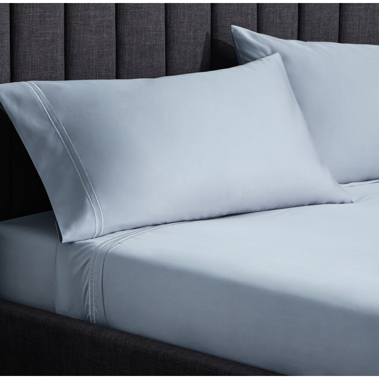 Supima Cotton Smoke Split King Deep Pocket Sheet Set