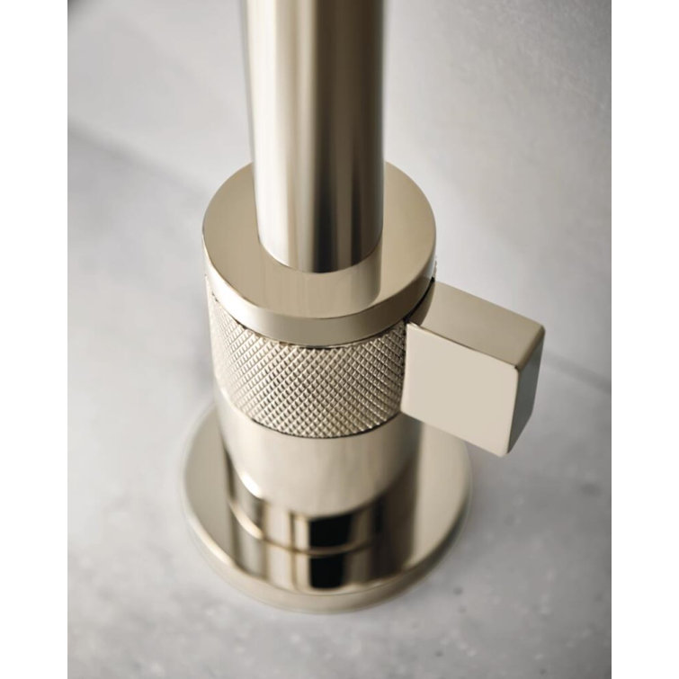 Polished Nickel Single Hole Modern Brass Faucet