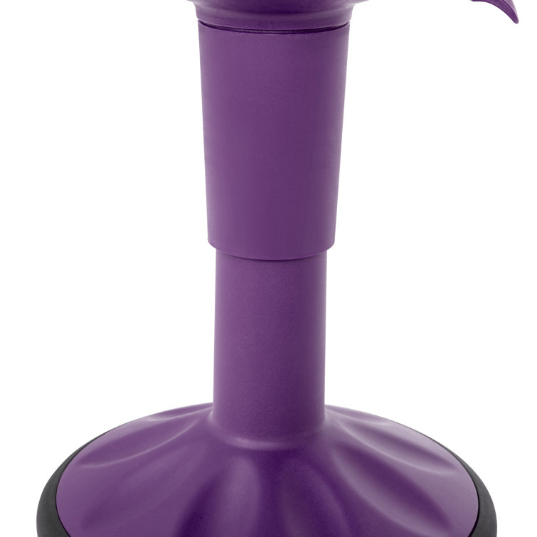 Purple Adjustable Height Kids Active Learning Stool