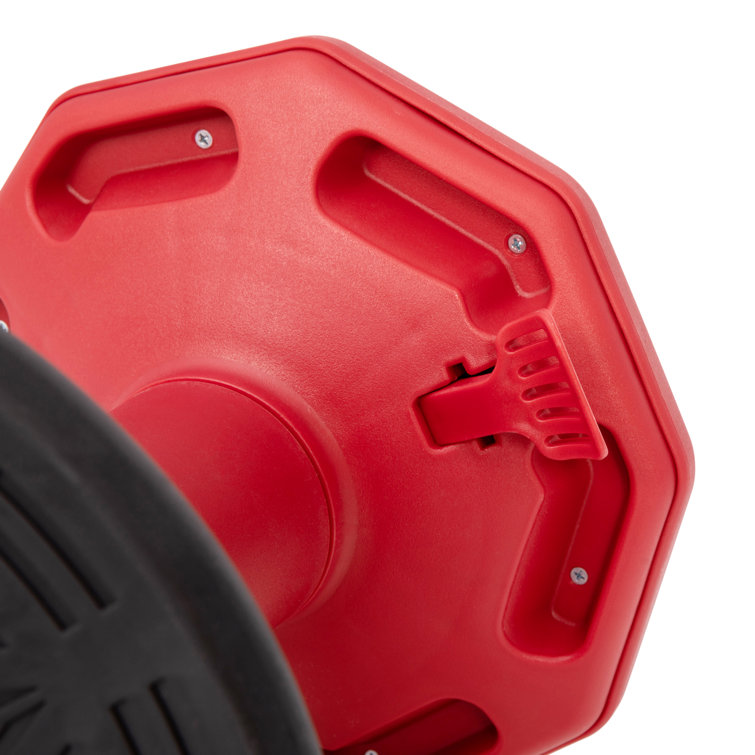 Red Adjustable Height Kids Active Learning Stool with Rubber Seat