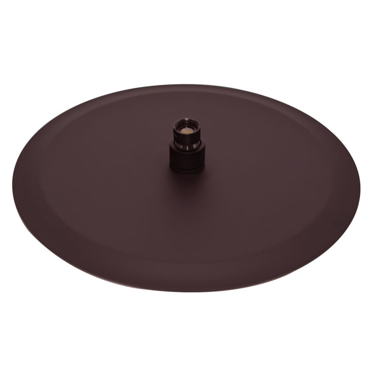 12" Oil Rubbed Bronze Rain Shower Head with Wall Mount Arm