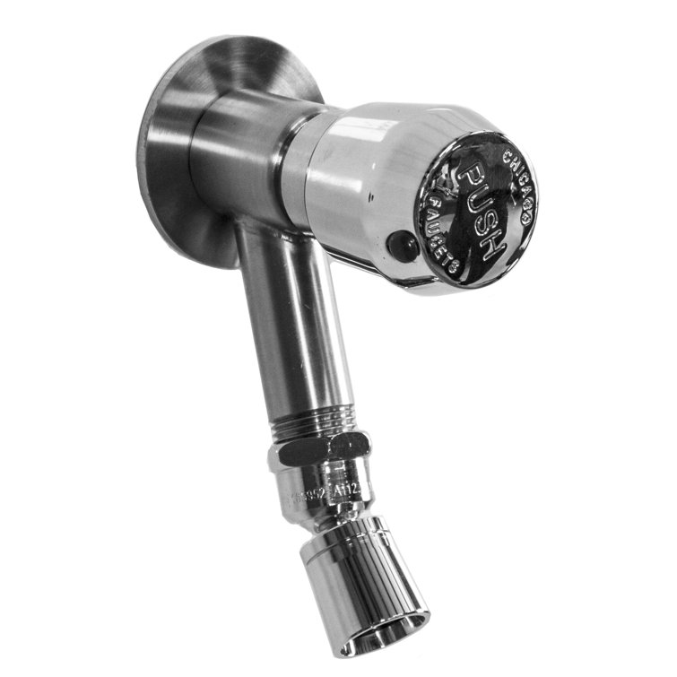 Chrome Wall Mounted Shower Head with Aeration