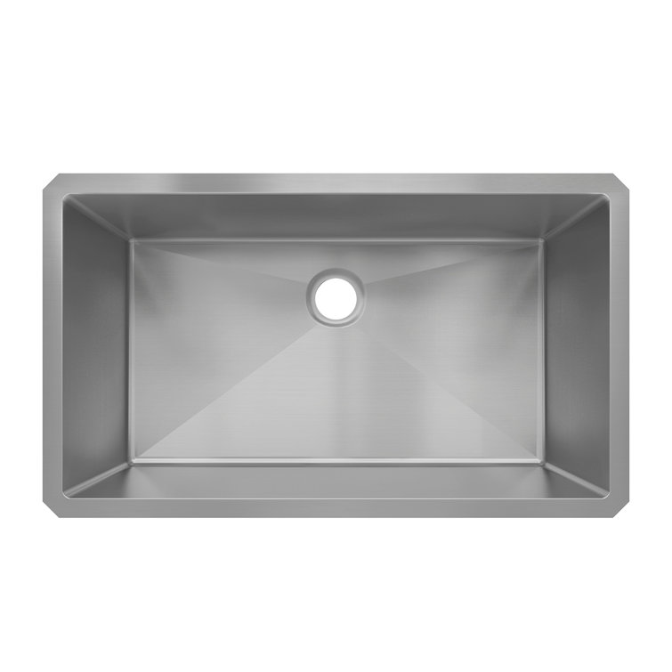Sinber 32" Stainless Steel Single Bowl Undermount Kitchen Sink