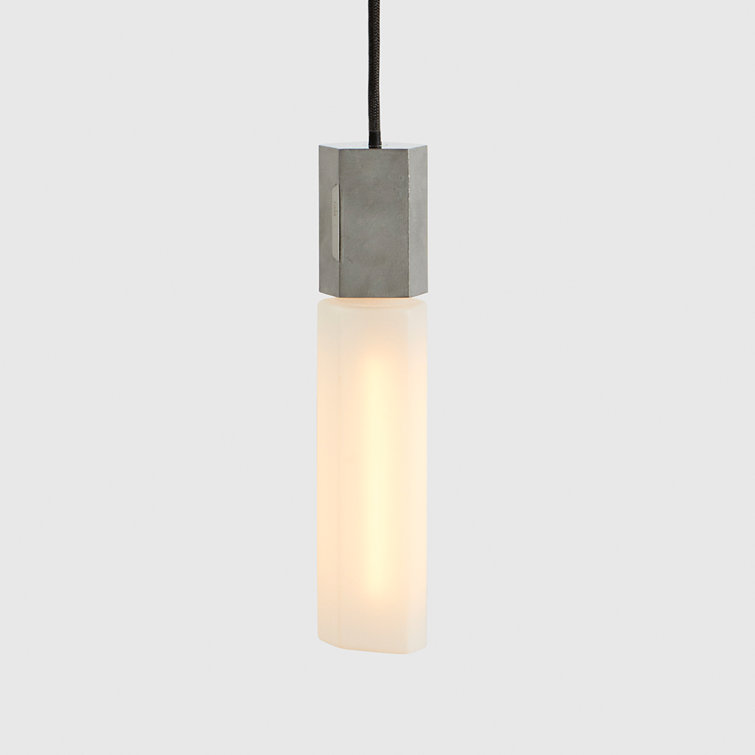 Mini Stainless Steel and Glass Indoor/Outdoor Pendant Light
