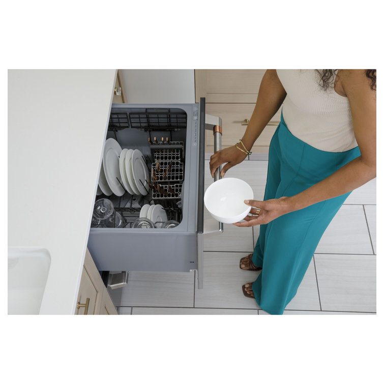 24" Stainless Steel Double Drawer Energy Star Dishwasher