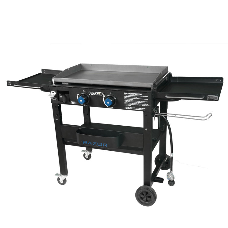 Razor 2-Burner Black Stainless Steel Propane Gas Grill