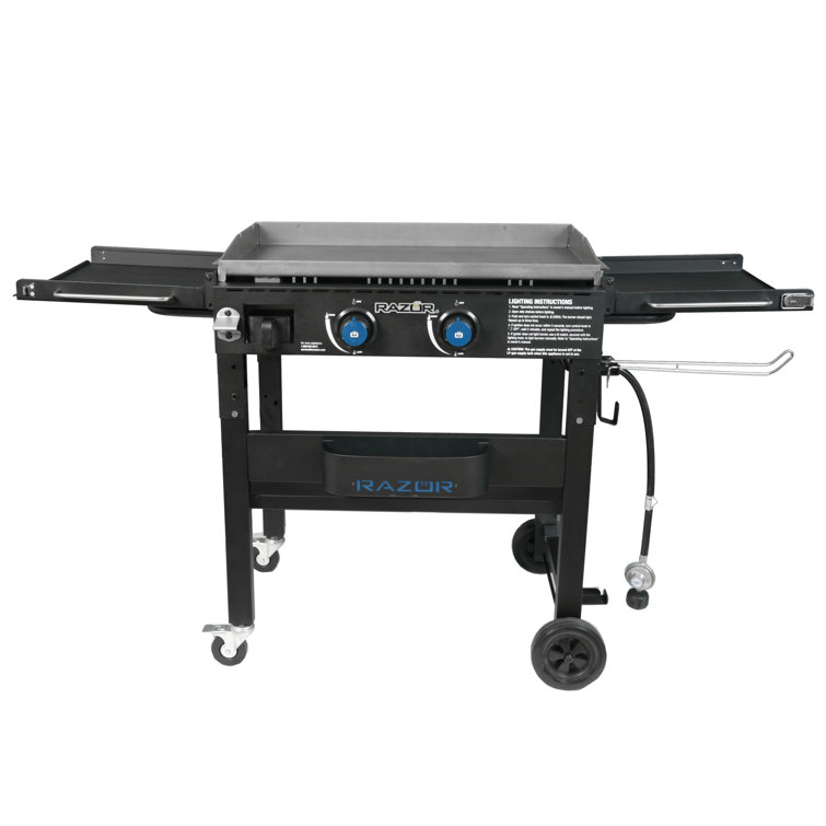 Razor 2-Burner Black Stainless Steel Propane Gas Grill