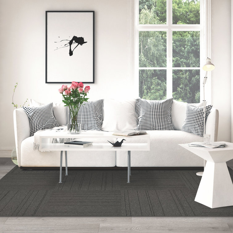 Mohawk Basics 24" x 24" Iron PET Fiber Carpet Tiles