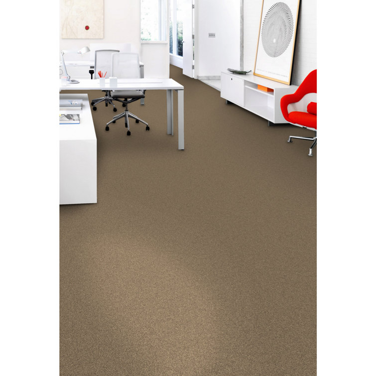 Mohawk Basics 24" x 24" Walnut PET Fiber Carpet Tiles