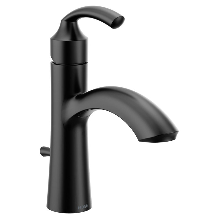 Glyde Matte Black 9" Mid-Arc Modern Bathroom Faucet