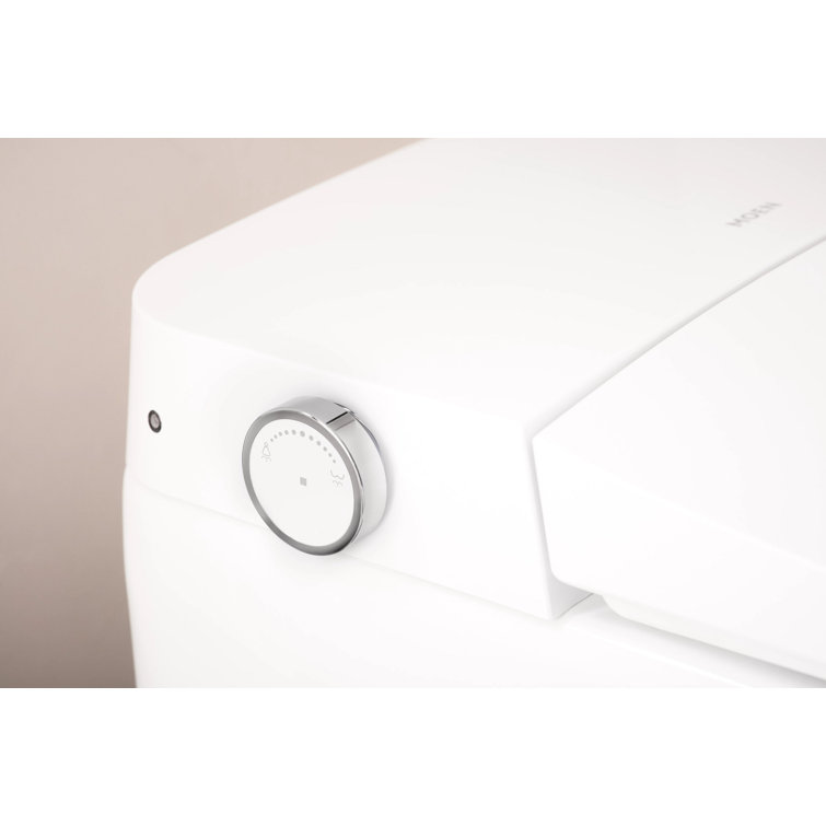White Elongated One-Piece Smart Toilet with Remote