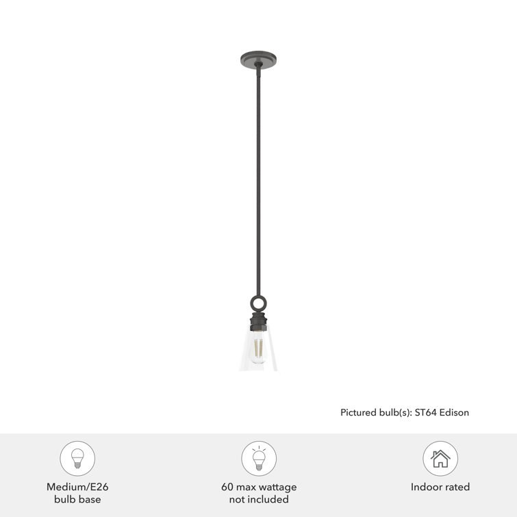 Klein Noble Bronze Mini LED Glass Pendant Light