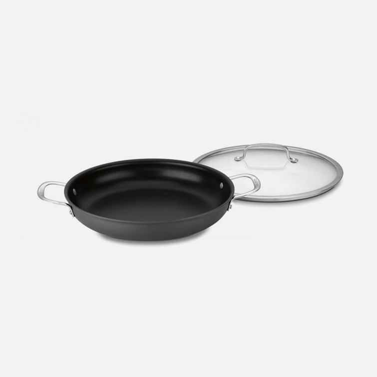 12-Inch Non-Stick Aluminum Frying Pan with Lid