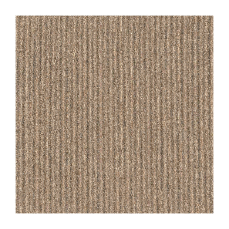 Mohawk Basics 24" x 24" Walnut PET Fiber Carpet Tiles