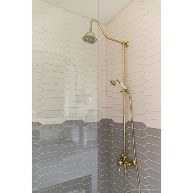Castle Moss Green 3" x 12" Ceramic Wall Tile