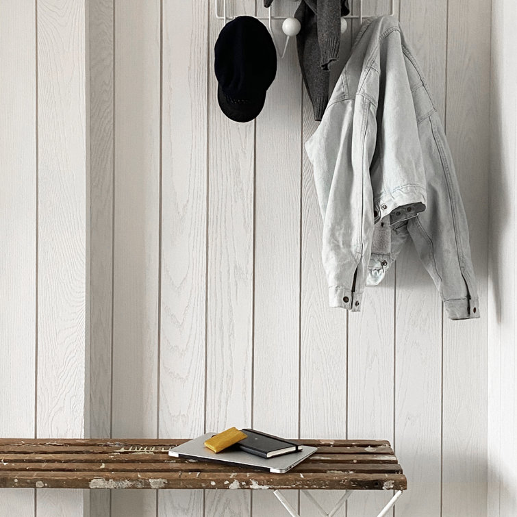 Classic White Oak Shiplap Decorative Wall Panels 6-Pack