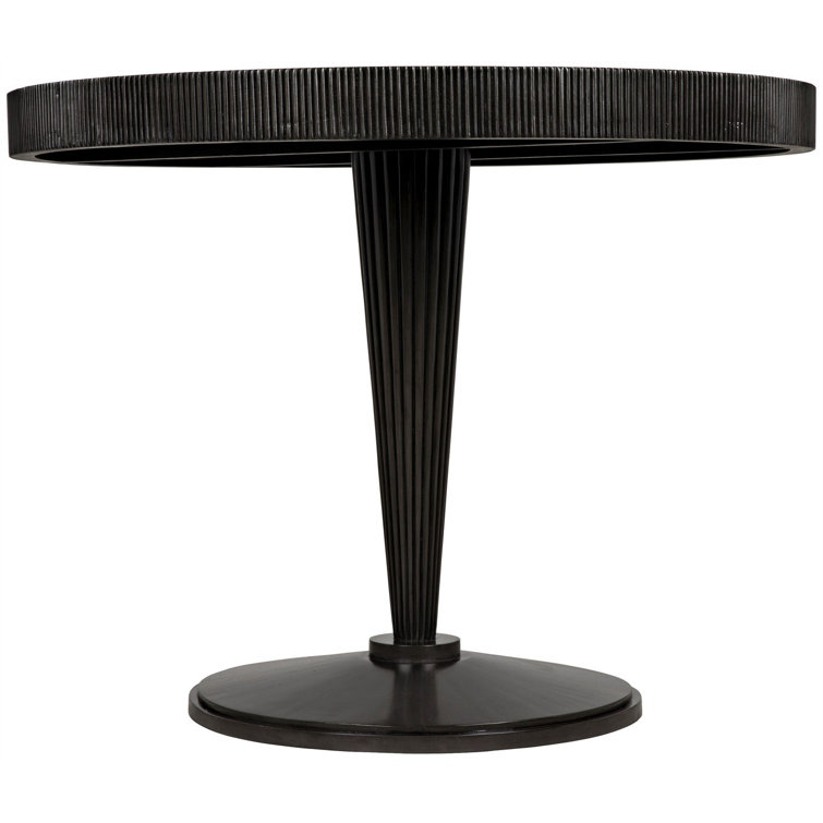 Granada 39" Black Mahogany Round Dining Table