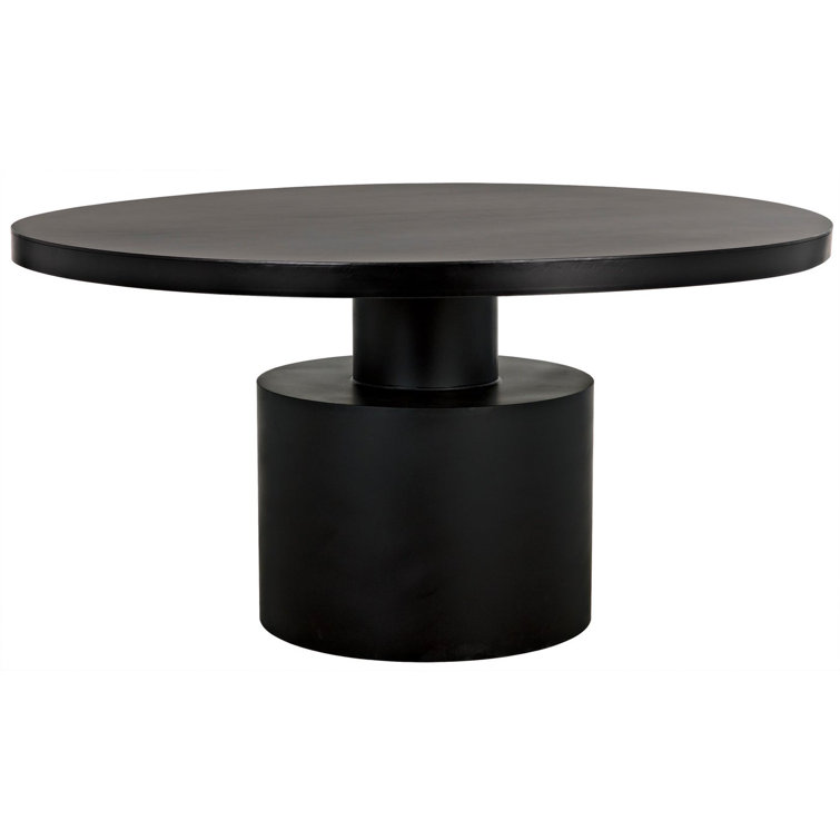 Marlow Classic Round Wood Dining Table in Mid-century Modern Style