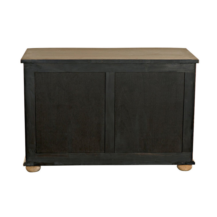 Lauren Mid-Century Mahogany 3-Drawer Dresser in Weathered Brown
