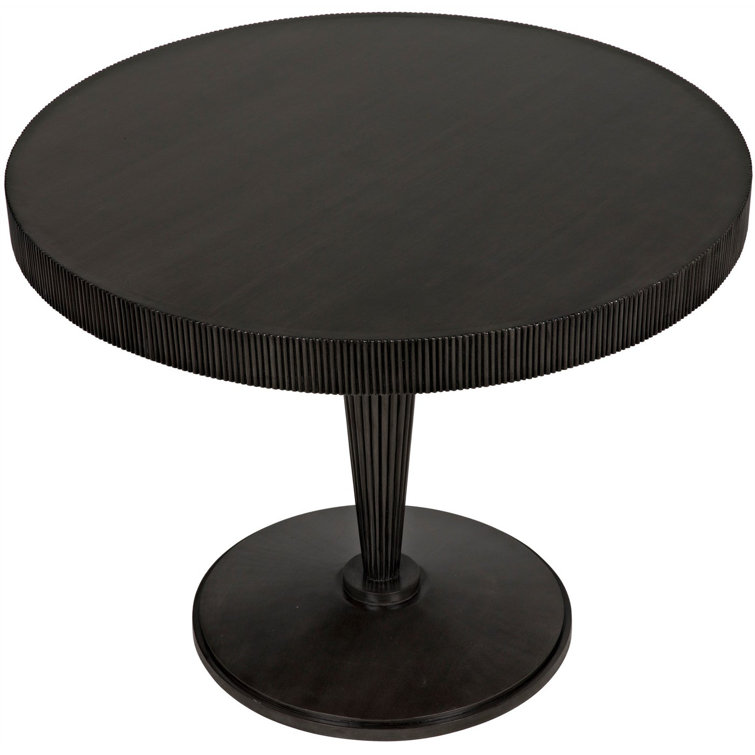 Granada 39" Black Mahogany Round Dining Table