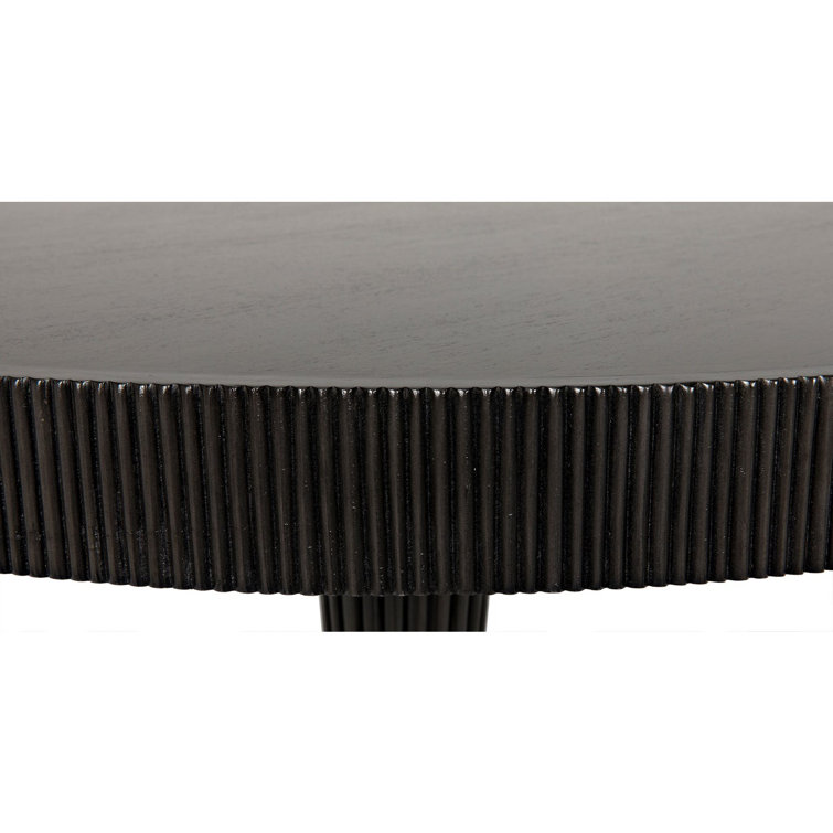Granada 39" Black Mahogany Round Dining Table
