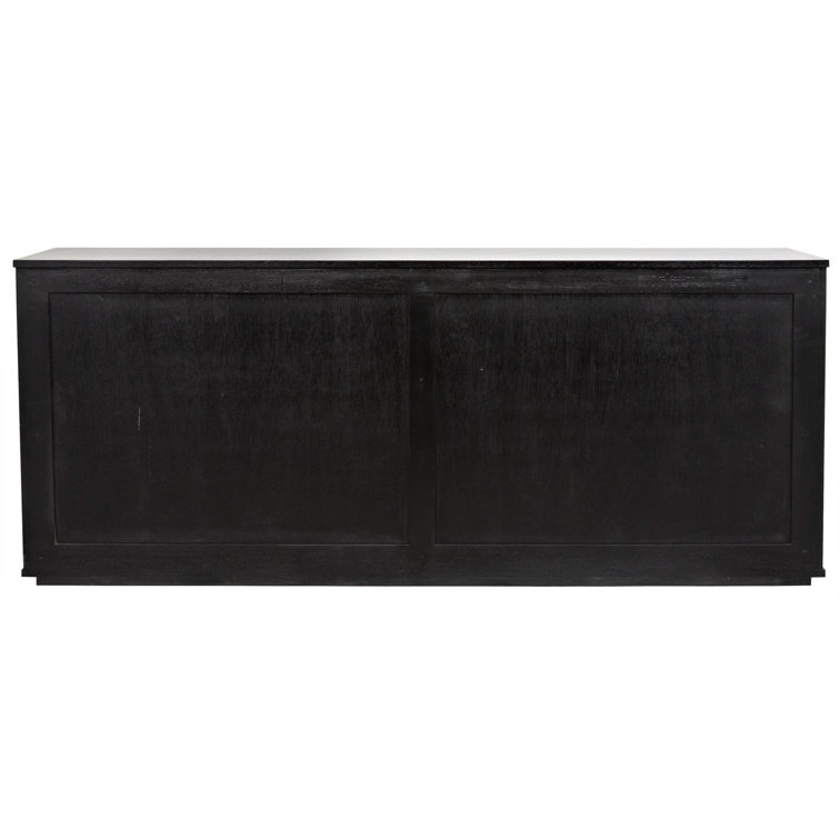 Smith 74'' Hand-Finished Walnut Wood Sideboard