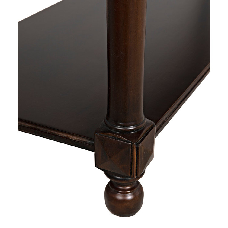 Colonial 72'' Distressed Brown Solid Wood Console Table
