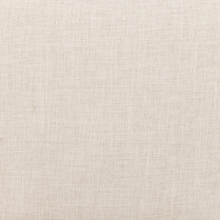 Mixt Linen Natural Upholstered Side Chair with Poplar Frame