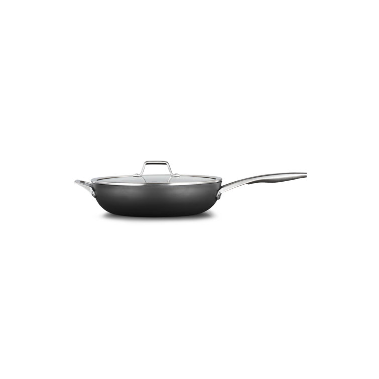 Calphalon 13" Hard-Anodized Nonstick Aluminum Skillet with Lid