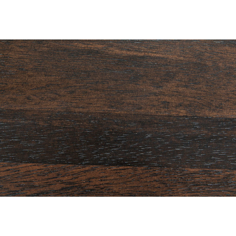 Noir Truss 62'' Ebony Walnut Writing Desk with Steel Legs