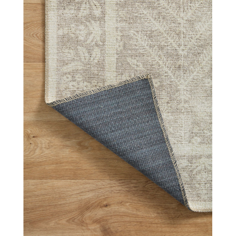 Maison 144"L x 30"W Natural Wool Botanical Runner Rug
