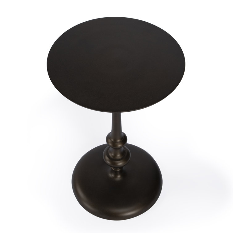 Ivanna Dark Bronze Round Metal Side Table