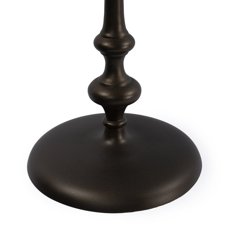 Ivanna Dark Bronze Round Metal Side Table