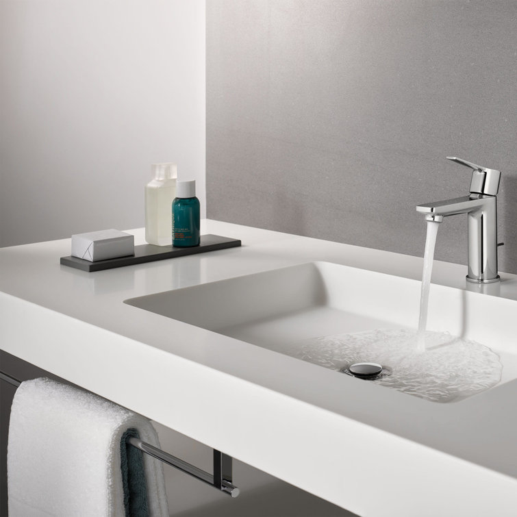 Modern Chrome Wall Mounted Single Towel Bar