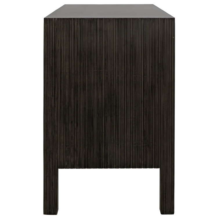Conrad Mid-Century 9-Drawer Mahogany Dresser in Dark Brown