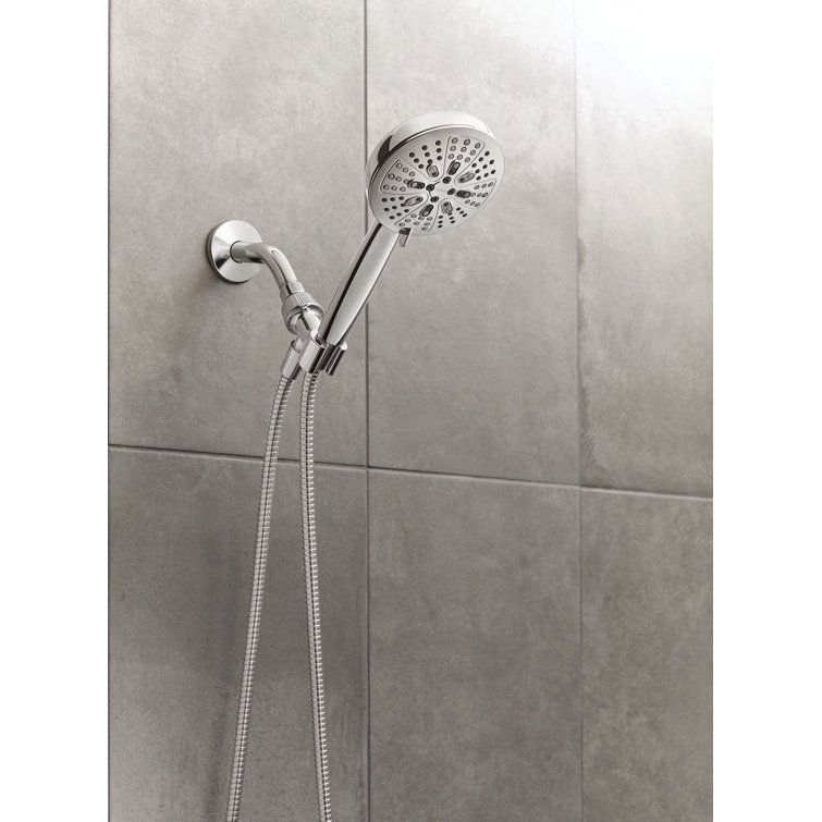 HydroEnergetix Chrome 7-Spray Handheld Shower Head
