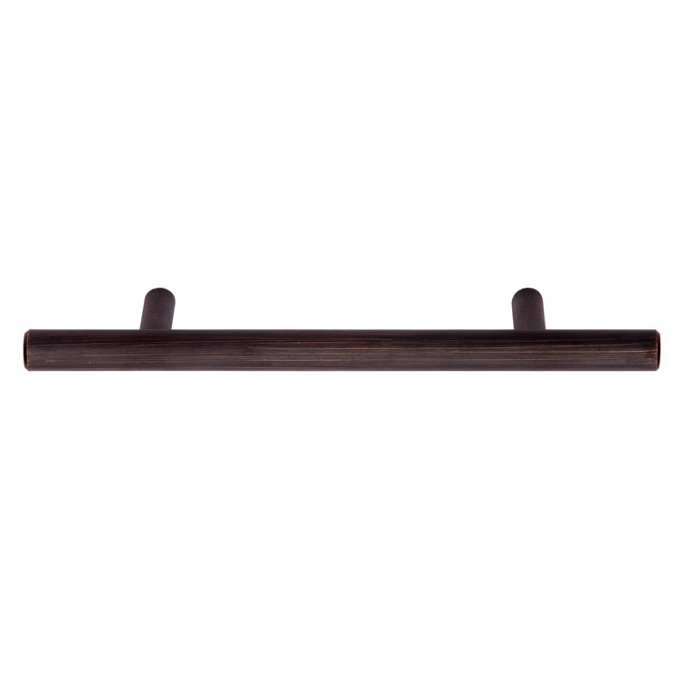 Oil Rubbed Bronze Bar Cabinet Pulls with Mounting Hardware, 10-Pack