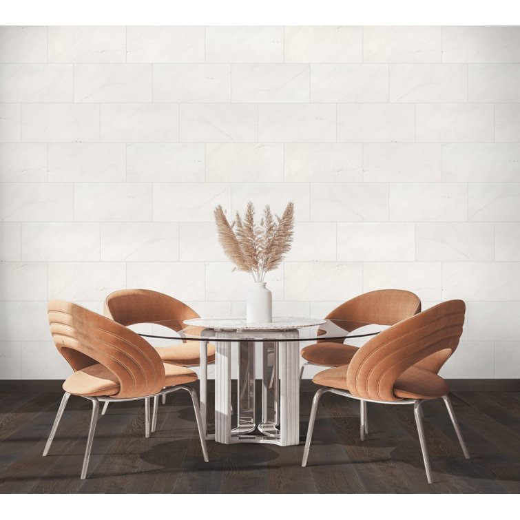 Aria Ice 12" x 24" Polished Porcelain Rectangular Tile